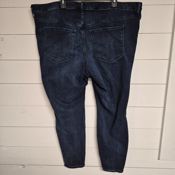 Old Navy Womens High-Rise Rockstar Super Skinny Jeans Dark Wash Size 24 - Picture 6 of 7